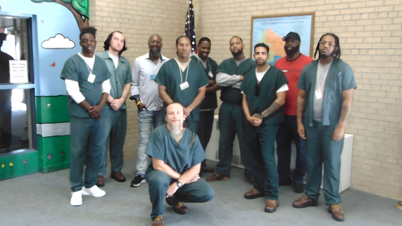 ECHO participants in a classroom at Racine Correctional Institution